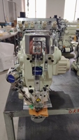 Nouvelle machine à coudre industrielle à grande vitesse AS1500L-DD/UT à bras long (interlock) 3 aiguilles 5 fils avec moteur de coupe-fil 550W