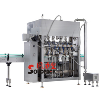 Machine de remplissage automatique de liquides Solidpack pour miel, huile, sauce, shampoing et savon