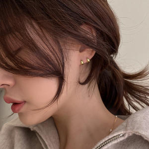 Pendientes de Aro Gruesos de Metal Liso para Mujer, Joyería Punk de Moda, Redondos y Circulares, para Fiesta - Product Image 4