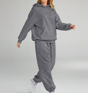 Professional manufactured Tracksuit Set Ladies <b>Fleece</b> <b>Jogger</b> and hoodies Sets <b>Women's</b> Clothing Tracksuits Set for <b>Women</b> low MOQ - Product Image 5