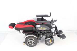 Silla de ruedas eléctrica con freno electromagnético todo terreno para discapacitados y ancianos sillas de ruedas de lujo silla de ruedas reclinable