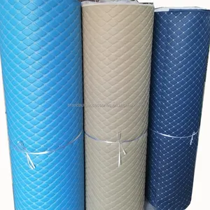 China KA Supplier for PVC leather 3d car Mat Material 3D PVC Cushin Roll Materials