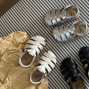 Sandalias Romanas Infantiles Estilo Coreano, Verano 2025, Nuevo Estilo para Niños y Niñas, Punta Cerrada, Cierre de Velcro, Zapatos para Bebé - Product Image 2