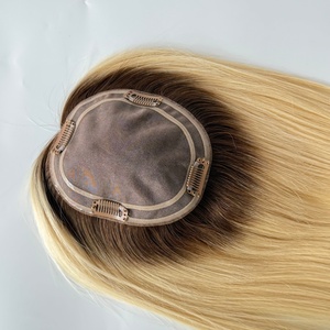 Pelucas de Cabello Natural para Mujer, Mono 5.5*6.5, para Cabello Fino, Color Natural, 130% de Densidad # T3/60 - Product Image 5