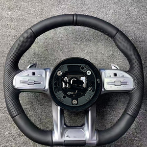 Volant en cuir personnalisé pour Mercedes Benz AMG W204 W205 W206 W207 W212 W213 X253 W217 W221 W222 W223 GLE W166 W167 W219 - Product Image 2