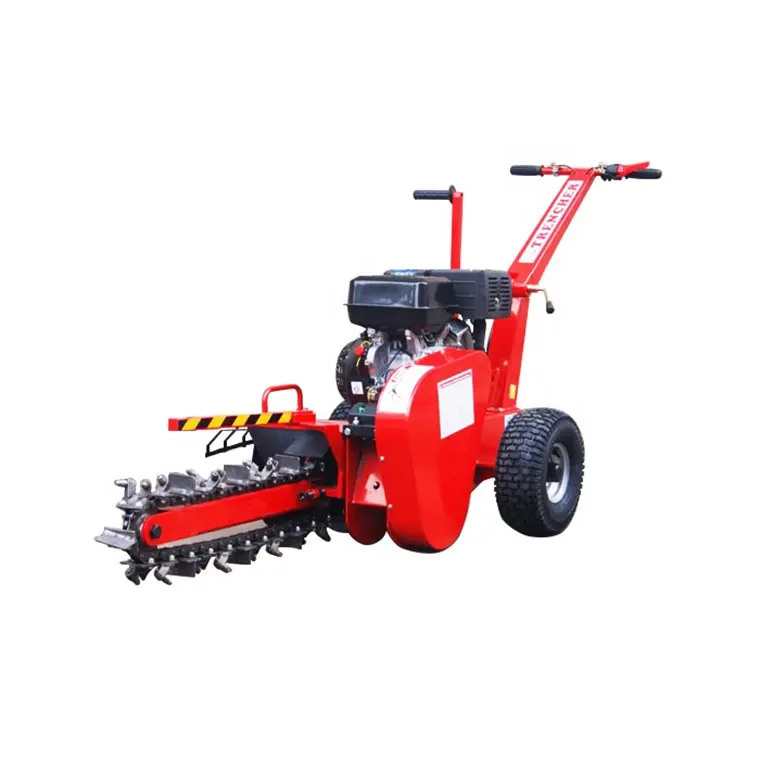 Titans 15HP Mini Trencher Hidráulico de alta calidad 600mm de profundidad Granjas Uso doméstico con motor automático PTO Gear Bearing