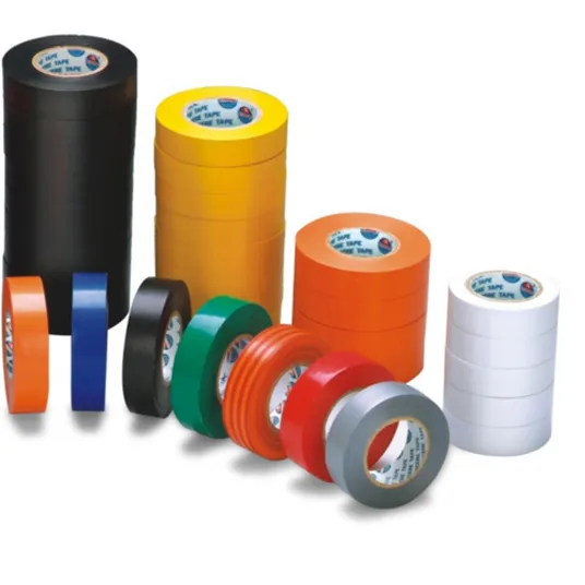 Hampool Black Waterproof Custom PVC Adhesive Insulation Electrical Pvc Tape Roll