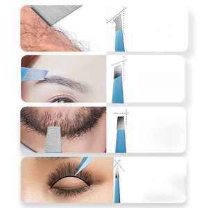 Pinzas para Cejas con Punta Inclinada y Logotipo Personalizado, Pinzas de Acero Inoxidable para Manicura, Depilación, Herramienta de Salón - Product Image 3