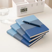 Expédition rapide, stock disponible, cahiers en cuir PU A5 écologiques pour le bureau et l'école, personnalisation de cahiers pour étudiants