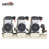 Kompresor Udara Portabel SHENYUAN SYW1100*3-150L 22kw Piston Direct Drive Berpelumas Oli Senyap 8Bar/116Psi Berat 100kg