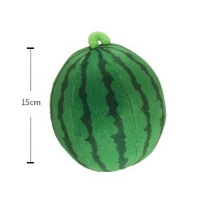 Juguete de peluche de fruta personalizado al por mayor, juguete de simulación, adorno de tela, accesorios de juego, naranja, manzana, sandía - Product Image 4