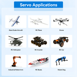 Servomoteur numérique sans balais XQ-POWER 25KG 35KG 48KG à engrenages métalliques longue durée de vie pour <span class=keywords><strong>hélicoptère</strong></span> RC, drone RC, pièces de drone RC - Product Image 4