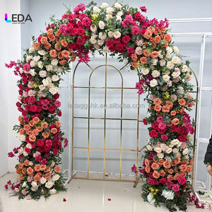 Arco de Rosas Redondas de Seda LEDA, Colores Personalizados para Bodas o San Valentín, Decoración de Fondo Suave - Product Image 4