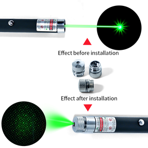 Con trỏ laser màu xanh lá cây với tầm xa, có thể điều chỉnh tập trung để dạy giải trí thú cưng, khám phá ngoài trời và phiêu lưu đi bộ đường dài - Product Image 2