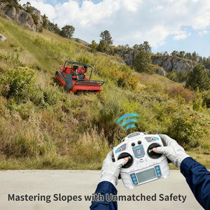 VORAN 15HP Remote Control Hybrid Lawn Mower 1200mm Cutting Width Tracked Slope <strong>Grass</strong> Cutter For Steep Hillsides - Product Image 1