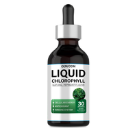 Chlorophylle liquide pour adultes en gouttes, saveur menthe, extra forte, extraite à froid, d'alfalfa sauvage non OGM, antioxydante, détoxifiante, alcaline