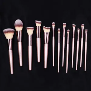 Manufacture Chinese Makeup Brands 13pcs Custom Handle Face Beauty Tool Cosmetic Brush Set