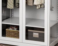 Armoire de rangement moderne en acier inoxydable Godrej pour chambre à coucher, démontable, pour vêtements domestiques