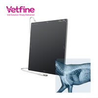 Detector de Rayos X Veterinario Iray DR de 17x17 Pulgadas, Detector de Panel Plano Digital con Cable FPD y Software para Uso Clínico