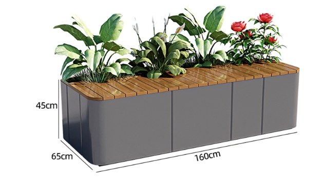 Banc à fleurs 160*65*45