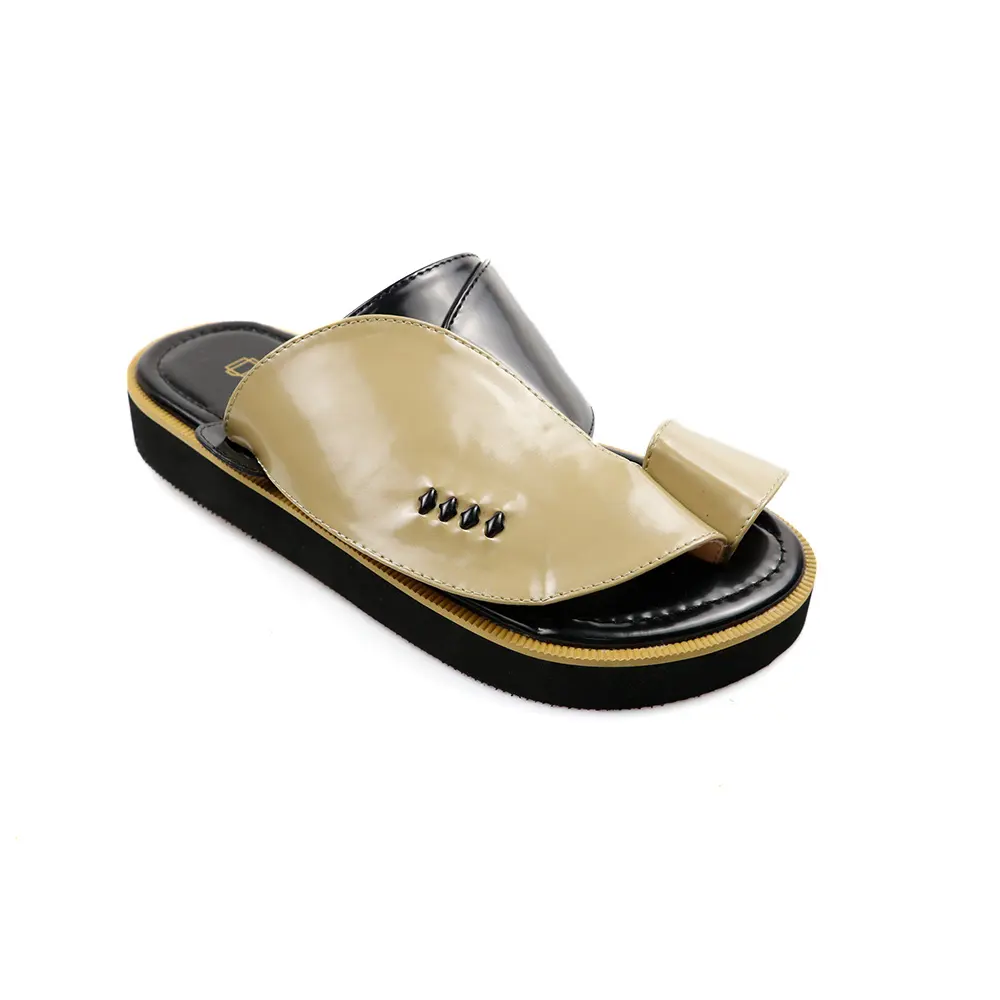 2022 Big Size New Design High Quality Nobel Genuine Leather Men Slipper Men Sandals for Saudi Arabia Sandals Italy hot selling