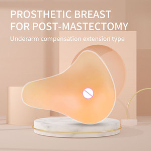 Pecho de <span class=keywords><strong>silicona</strong></span> realista para mastectomía mujeres prótesis Boob implantes de sílice mejor calidad suave Natural 400 g/pc - Product Image 2