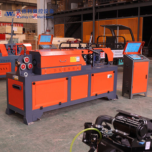 Large-Scale CNC <b>Hydraulic</b> Automatic Reinforcing Steel Bar Straightening Machine with CE Offers Customized 220-380V 7500W - Product Image 3