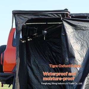 Houmu Alüminyum Tavan Tipi SUV Dört Mevsim Oxford Çadır, Düz Destekli Tip Hızlı Otomatik Açılır ve Duş Kullanımlı Özelliklere Sahip - Product Image 2