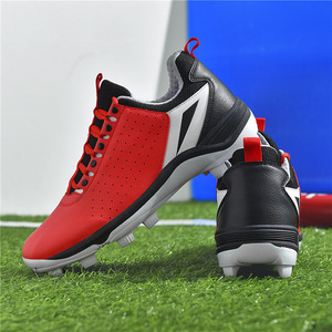 Chaussures de baseball pour hommes, chaussures d'entraînement de softball, baskets à crampons antidérapantes, respirantes, à lacets, pour le jeu sur le terrain - Product Image 5