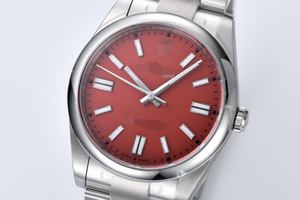 Montre de plongée mécanique pour homme avec panneau rouge, verre saphir, résistance à l'eau 100 bars, fermoir caché, édition limitée, acier inoxydable - Product Image 2