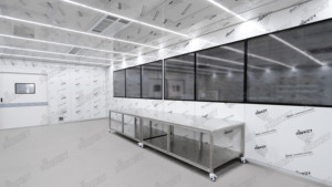 Structure modulaire préfabriquée de Cleanroom avec la boîte de passage de VHP et la douche de décontamination pour des laboratoires BSL-3 - Product Image 6