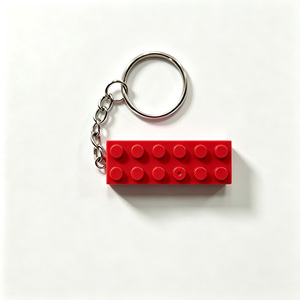 BLOCKMOC Llavero de Bloques de Construcción Rectangulares Creativos 2x6, Mini Llavero de Ladrillo, Accesorio de Recuerdo DIY - Product Image 4