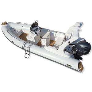 <span class=keywords><strong>Gommone</strong></span> di Lusso <span class=keywords><strong>a</strong></span> Motore da 8 Posti 600 Barca <span class=keywords><strong>Gonfiabile</strong></span> <span class=keywords><strong>a</strong></span> Chiglia Semirigida in Vetroresina e Hypalon 19ft 5.8m Fabbricato in Cina in Materiale PVC - Product Image 4