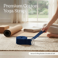Sangle de Yoga Antidérapante Personnalisable Choyu, Écologique et Légère, Réglable Unisexe, 3 Mètres (10 pieds) pour Gym et Musculation – Vente en Gros