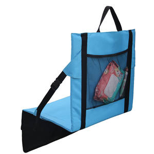 Cojín de Asiento Plegable Portátil y Ligero con Diseño Minimalista, Soporte para la Espalda, Bolsillos de Almacenamiento Grandes, Muebles de Exterior de Oxford - Product Image 4