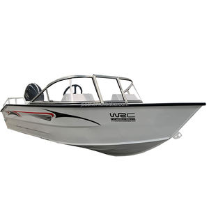 เรืออลูมิเนียมราคาถูกสำหรับกู้ภัย ตกปลา ขายเรือเร็วพร้อมมอเตอร์ และรถพ่วงเรือท่องเที่ยว เรือตกปลาคาร์พ - Product Image 5