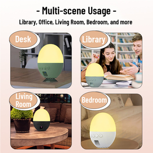 Lámpara de Noche Colorida con Altavoz Bluetooth y Sonido Blanco Relajante para Bebés, Ideal para Múltiples Escenarios, Altavoz para Habitación Infantil - Product Image 2