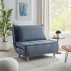 Hiện đại bọc gấp Chaise phòng chờ đi văng với chân gỗ phòng khách ngủ Ghế sofa giường ghế