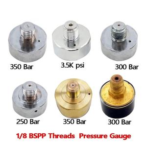 Manómetros de Presión de Aire Mini Micro 1/8BSPP, 250 bar/300 bar/350 bar, Hechos de Latón Resistente - Product Image 3