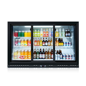 Refrigerador de Bebidas de 11.3 Pies Cúbicos y 53 Pulgadas, <span class=keywords><strong>con</strong></span> 3 Puertas de Vidrio, Capacidad para 480 Latas, Refrigerador Comercial para Cerveza, <span class=keywords><strong>Vino</strong></span> y Bebidas <span class=keywords><strong>con</strong></span> Cerradura - Product Image 1