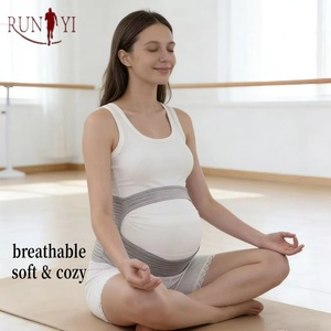 Fascia Addominale Regolabile Traspirante, Cintura Premaman per Supporto Addominale, Fascia per Gravidanza in <span class=keywords><strong>Carbone</strong></span> di Bambù - Product Image 4