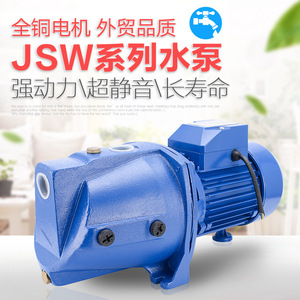 Pompe à eau électrique Mindong JSW455 0,75 kW en fonte pour eau propre, hauteur de refoulement 35 m, bleue - Product Image 1