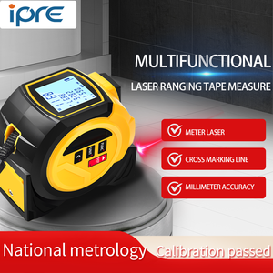 Medidor Láser Industrial para Interiores IPRE de 40 m, Telémetro 3 en 1 con Cinta Métrica de Acero - Product Image 4