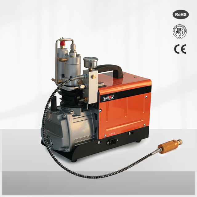 Bison China 300 Bar Mini Auto Stop High Pressure Pcp Air Compressor Price