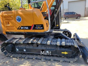 High-Quality Second-<b>Hand</b> Excavators Favored By Many Customers Sany SY75 Used Mini Excavator Used Crawler Excavator For Sale - Product Image 6