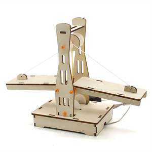 Kit d'expérimentation scientifique avec modèle de pont en bois pour enfants, jouet éducatif, assemblage manuel, outil d'apprentissage STEM, 7-9 ans - Product Image 1