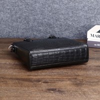 Tas Kerja Pria Motif Kulit Buaya dari Bahan Nilon dengan Lapisan Katun - Tas Selempang Perjalanan