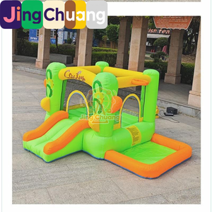 ผู้ผลิตอุปกรณ์สนามเด็กเล่น บ้านลมเป่าลมสำหรับเด็ก แทรมโพลีน <span class=keywords><strong>ขนม</strong></span>หวาน สไลเดอร์ขนาดเล็กกลางแจ้ง บ้านเด้งในร่ม - Product Image 4