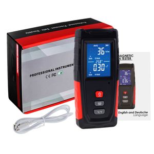 เครื่องตรวจจับนิวเคลียร์แบบดิจิตอล เครื่องทดสอบ EMF สนามแม่เหล็ก (0.01T-99.99T) (1V/m-1999V/m) หน้าจอสี - Product Image 3