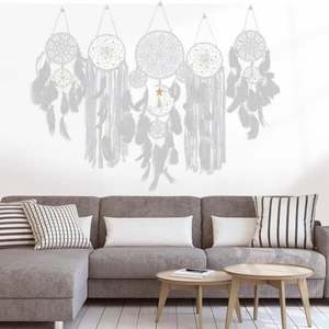 Articles de décoration de chambre pour garçon grand macramé gland tenture murale Art bohème rotin maille à la main cuisine décor feuille dessus de <span class=keywords><strong>Table</strong></span> - Product Image 1